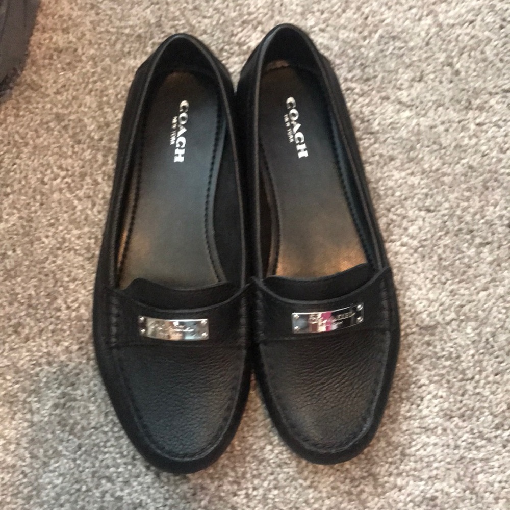 Coach leather shoes